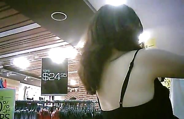 Slut JuzminHua Shopping Trip was Snapped by Hidden Cams #12081692