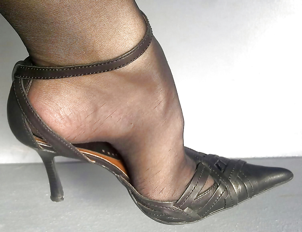 Nylons in Heels #16896231