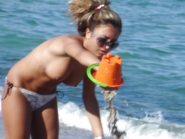Bulgarian amateur girls on beach #7731507