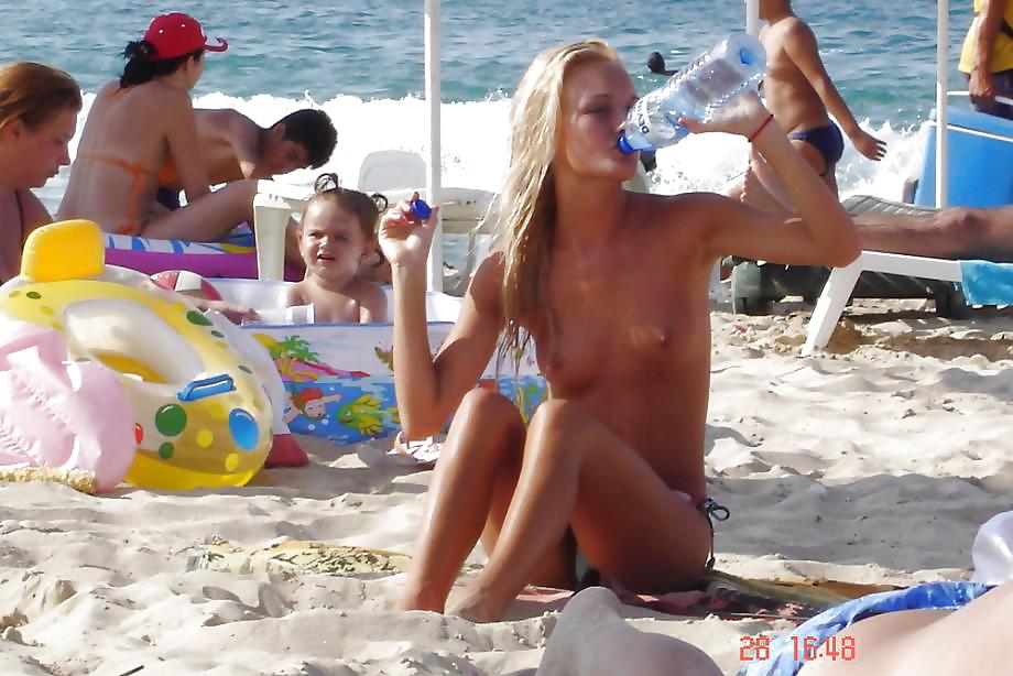 Bulgarian amateur girls on beach #7731594