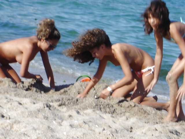 Bulgarian amateur girls on beach #7731731