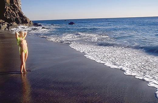 Bionda nuda sulla spiaggia
 #12902844