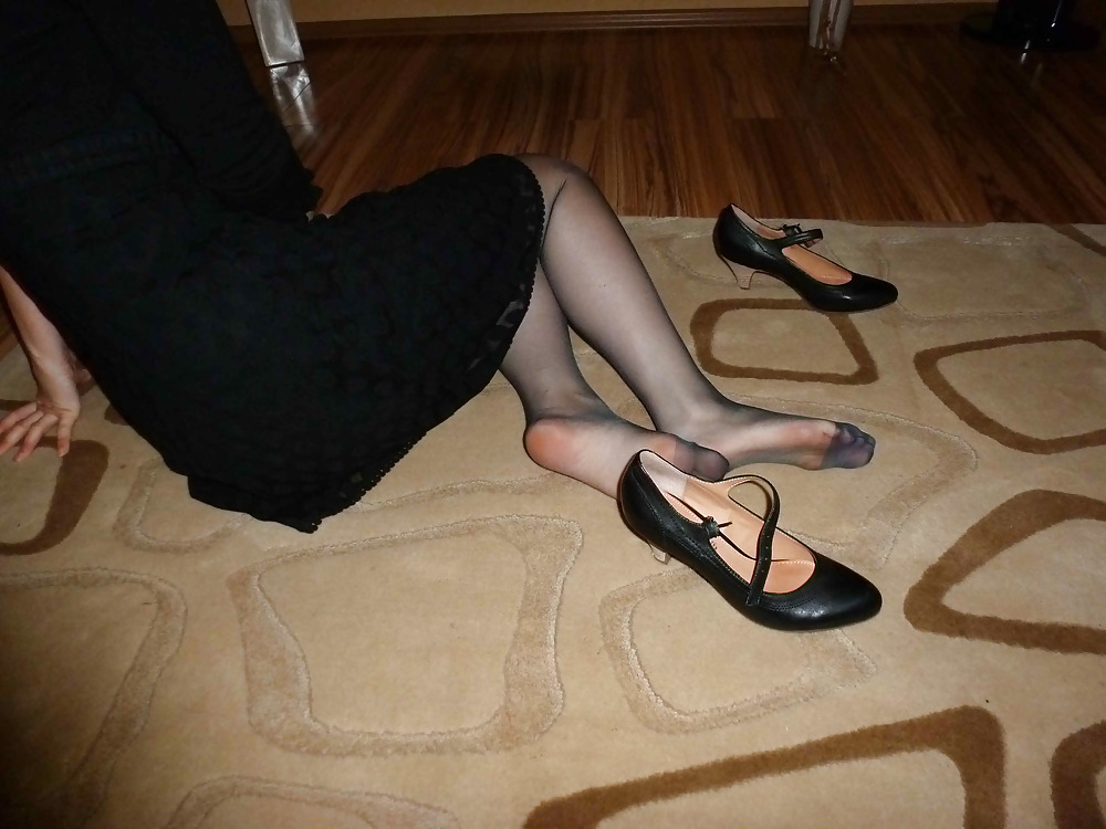 Blue Nylons and Pumps