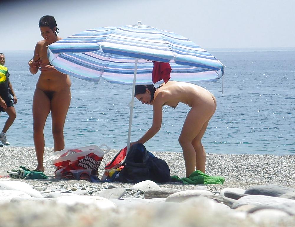 Beach undressing, stripping or getting nude 1 #15891028