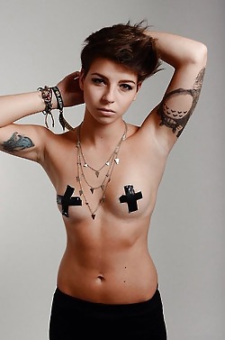 Short haired androgynous girls #21064374