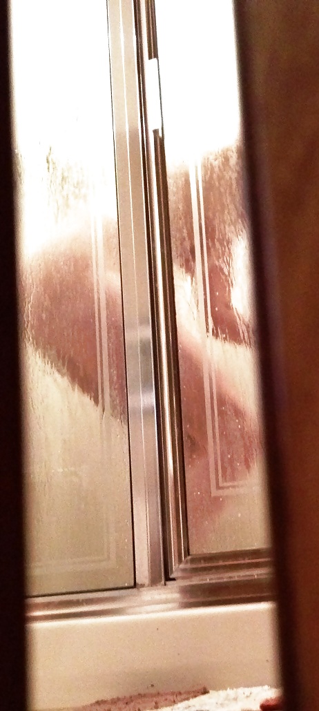 MILF Deedee voyeured in shower #9280813