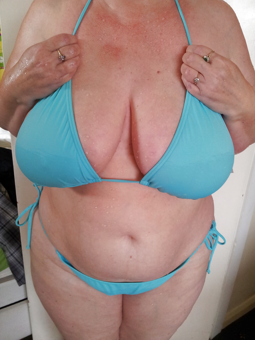 Sparkling in wet bikini #13198218
