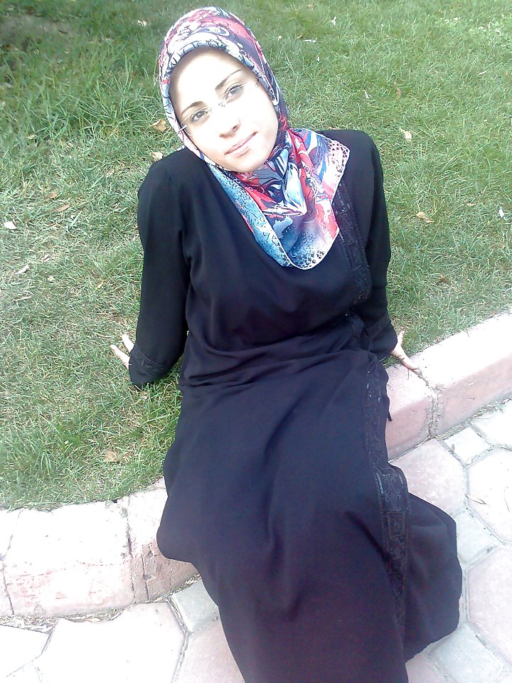 Türkisch-Schnittstelle Mini-Turban-Hijab #14539599
