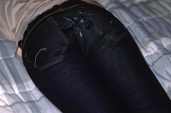 Female asses in Jeans - some coverd in cum #22360005