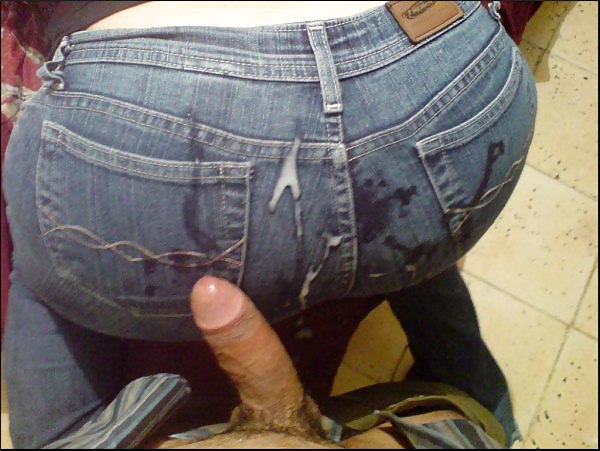 Female asses in Jeans - some coverd in cum #22360022