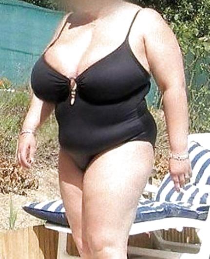Trajes de baño bikini sujetador bbw madura vestida joven grande enorme
 #4006088