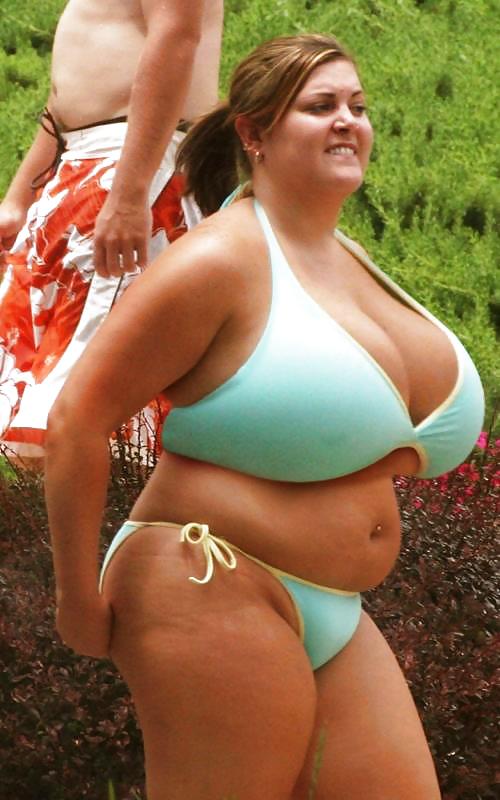 Trajes de baño bikini sujetador bbw madura vestida joven grande enorme
 #4006313