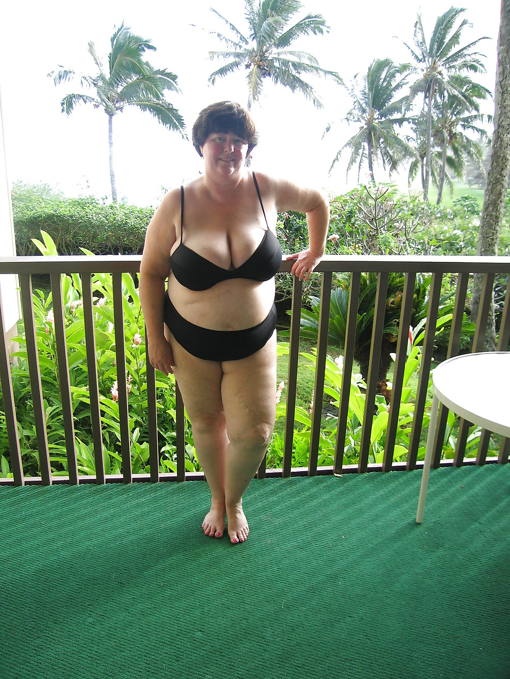 Trajes de baño bikini sujetador bbw madura vestida joven grande enorme
 #4007093