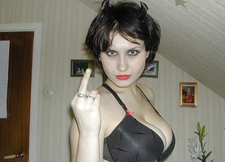Goth girl with huge tits #3038986
