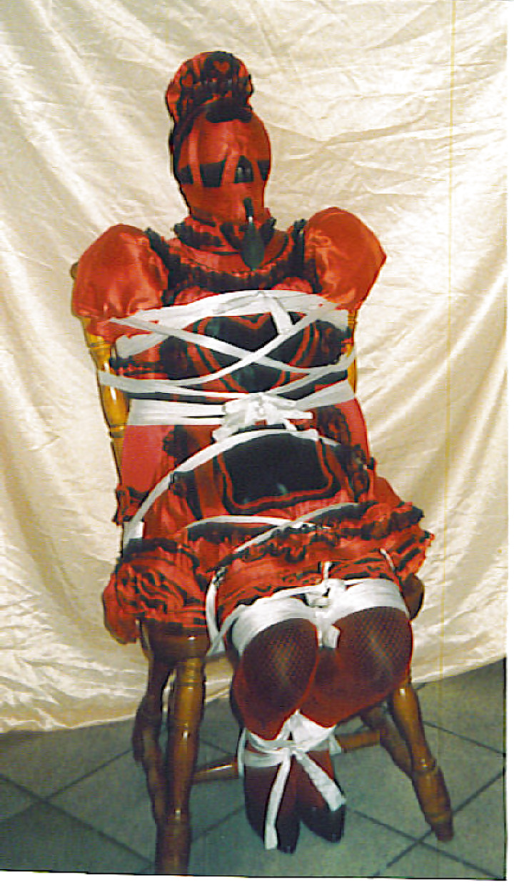 Satin Chair Bondage #11359880