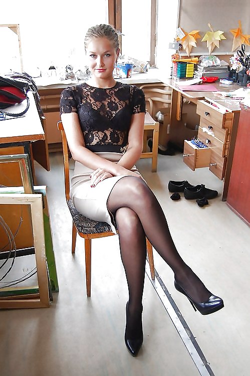 She's Soo Sexy In Pantyhose!! #22236064