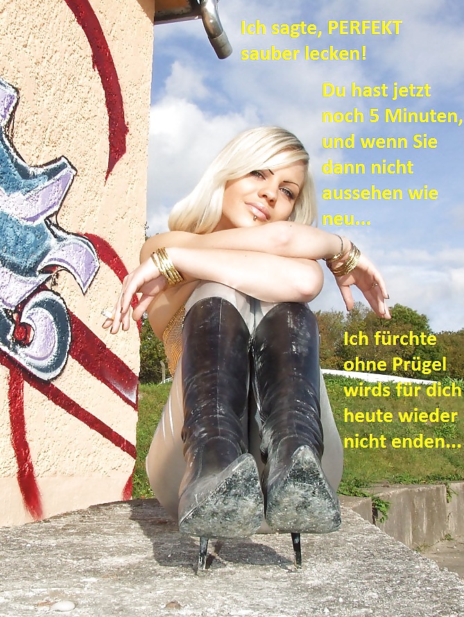 Femdom captions german boot licker edition #17061697