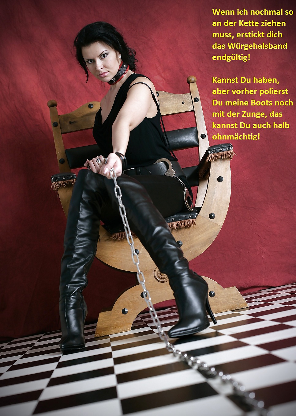 Domina Titel Deutsch-Boot-Licker Ausgabe #17061751