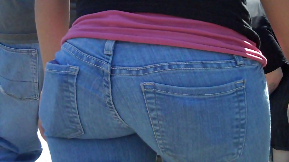 Real nice so fine sweet ass & bubble butt in jeans  #3643991