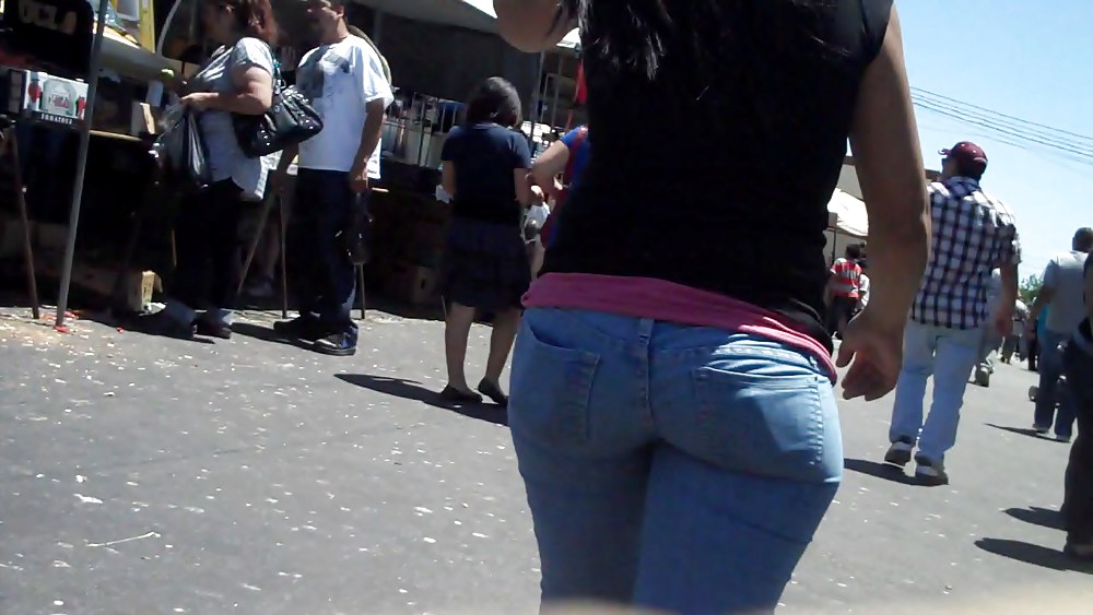 Real nice so fine sweet ass & bubble butt in jeans  #3644113