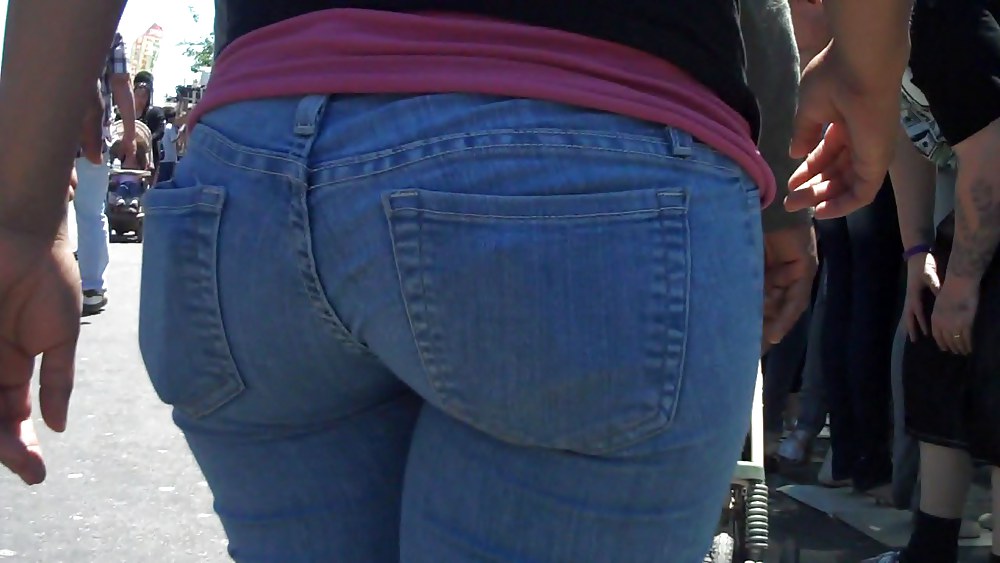 Real nice so fine sweet ass & bubble butt in jeans  #3644147