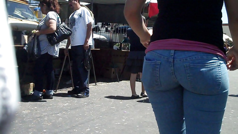 Real nice so fine sweet ass & bubble butt in jeans  #3644247