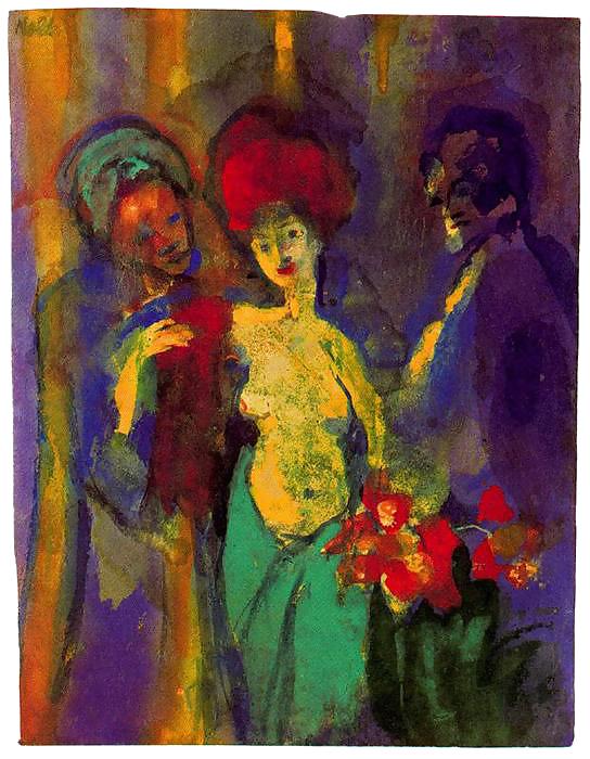 描かれたエロとポルノアート22 - emil nolde
 #7707576