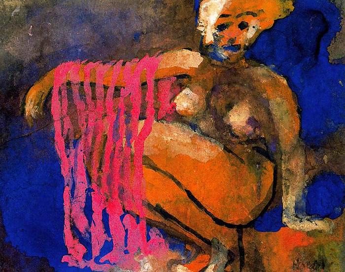 Painted Ero and Porn Art 22 - Emil Nolde #7707607