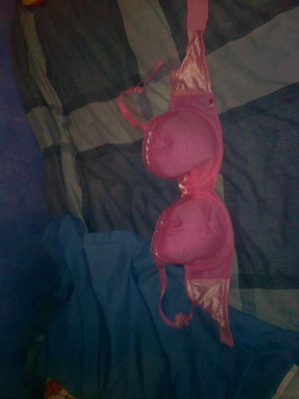My friend wife 34DD padded bra #7884711