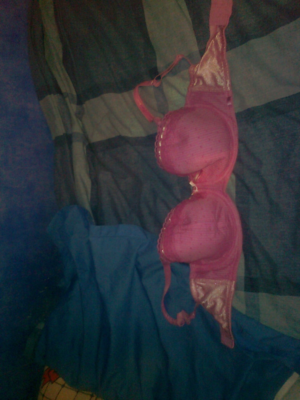 My friend wife 34DD padded bra #7884728