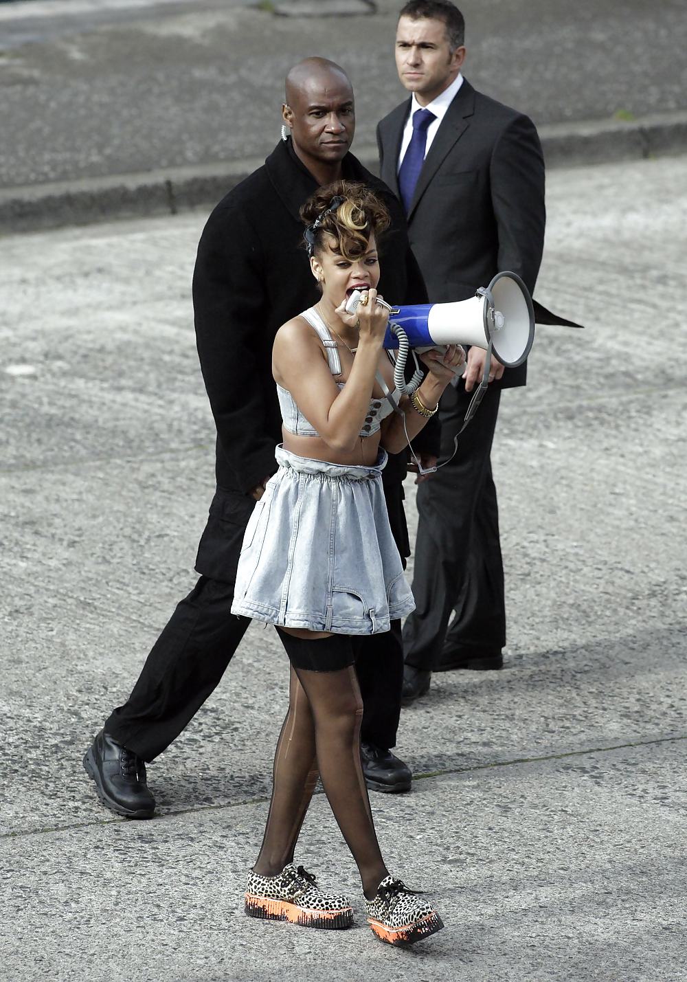 Rihanna filming the music video We Found Love in Ireland #8290459