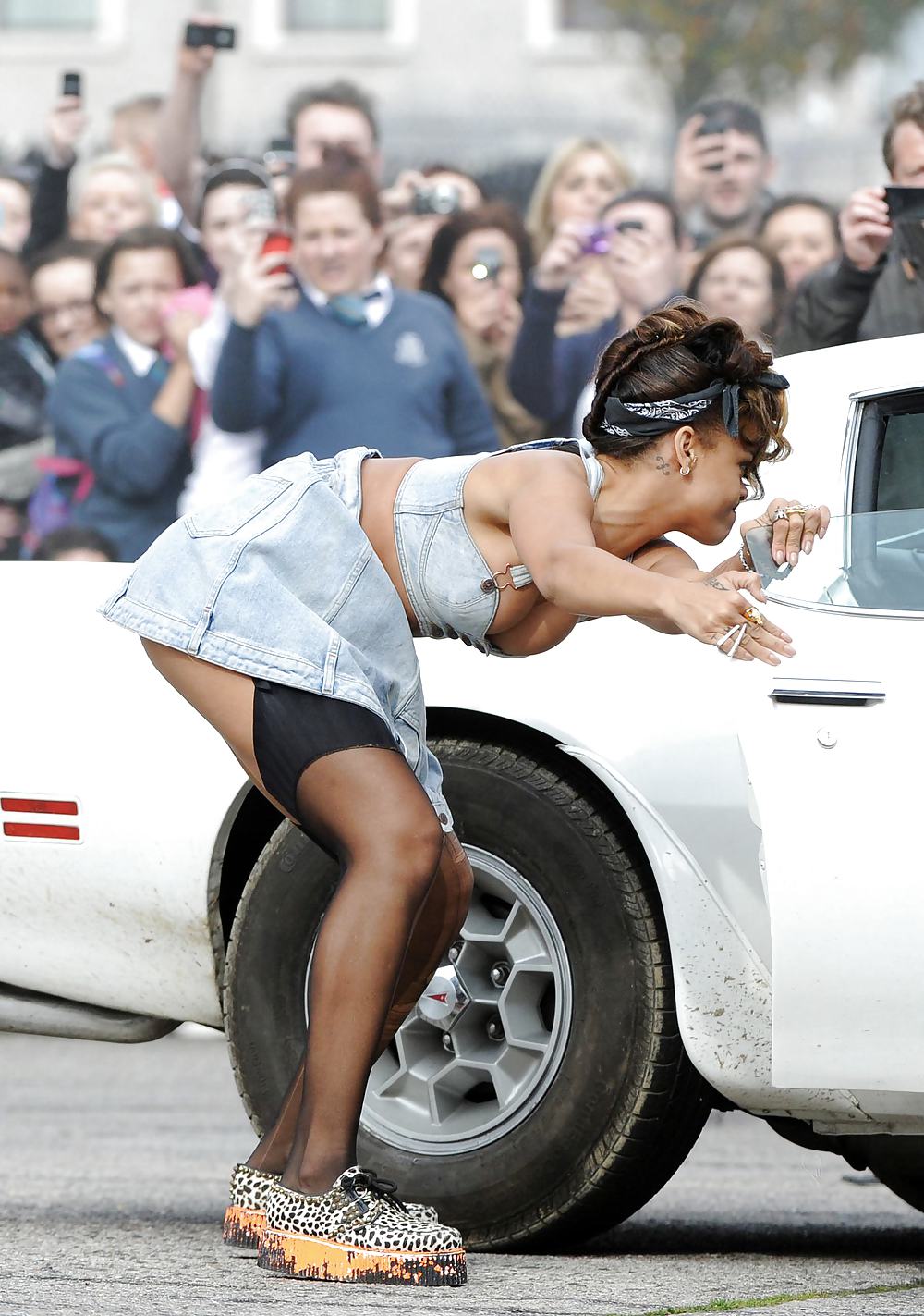 Rihanna filming the music video We Found Love in Ireland #8290464