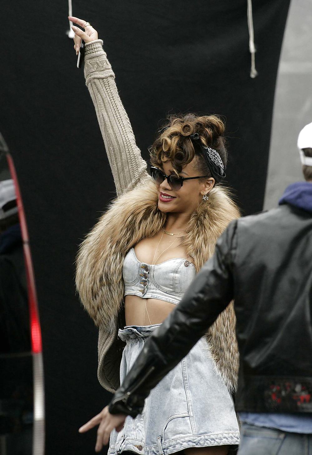 Rihanna filming the music video We Found Love in Ireland #8290555