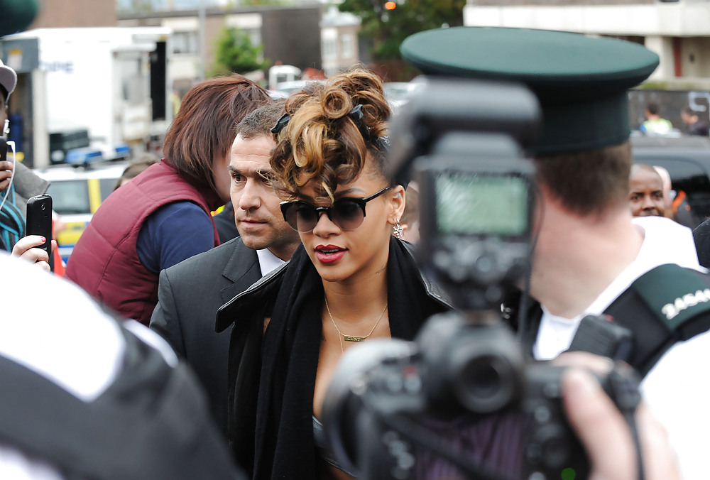 Rihanna filming the music video We Found Love in Ireland #8290561