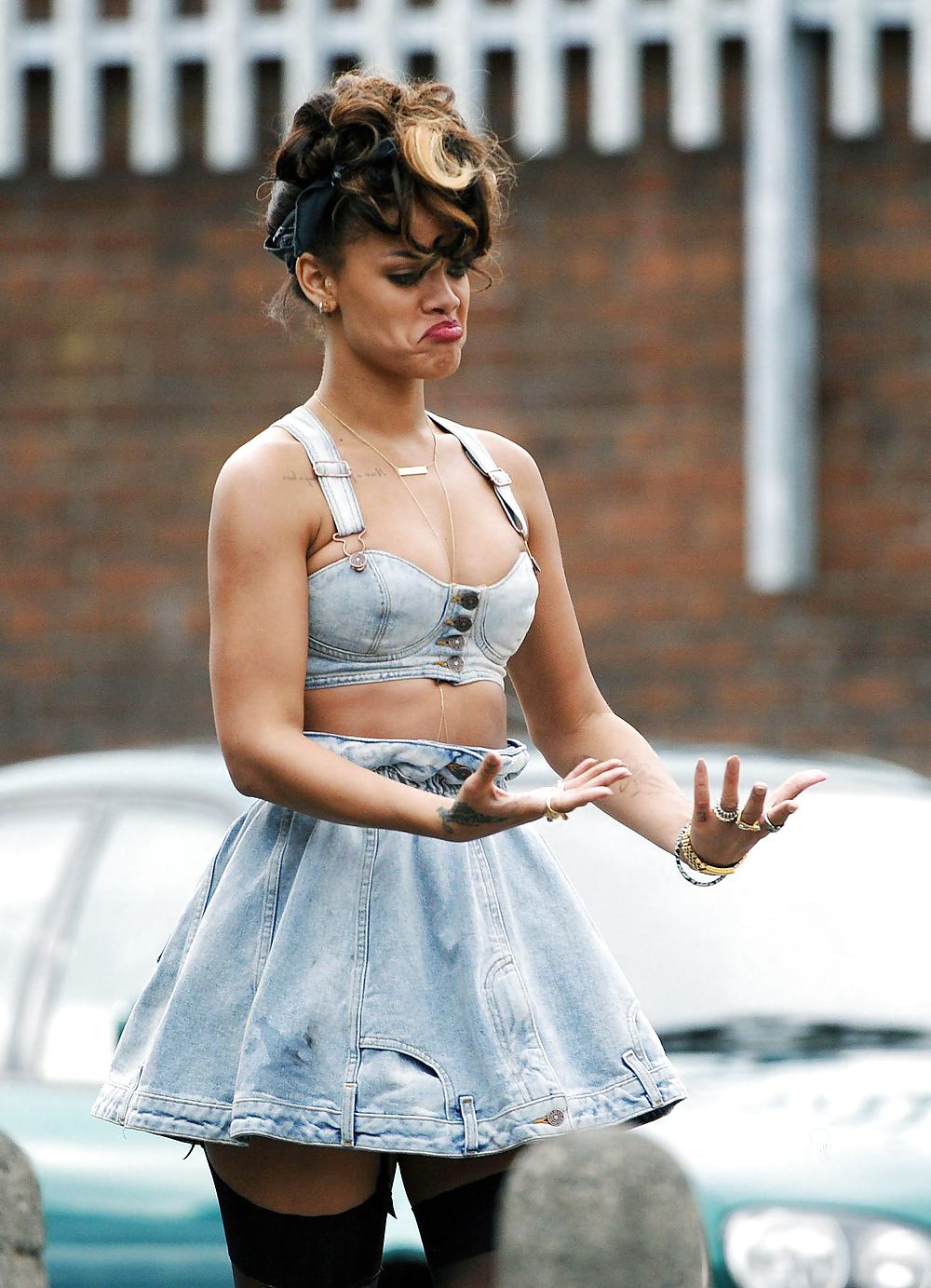 Rihanna filming the music video We Found Love in Ireland #8290607