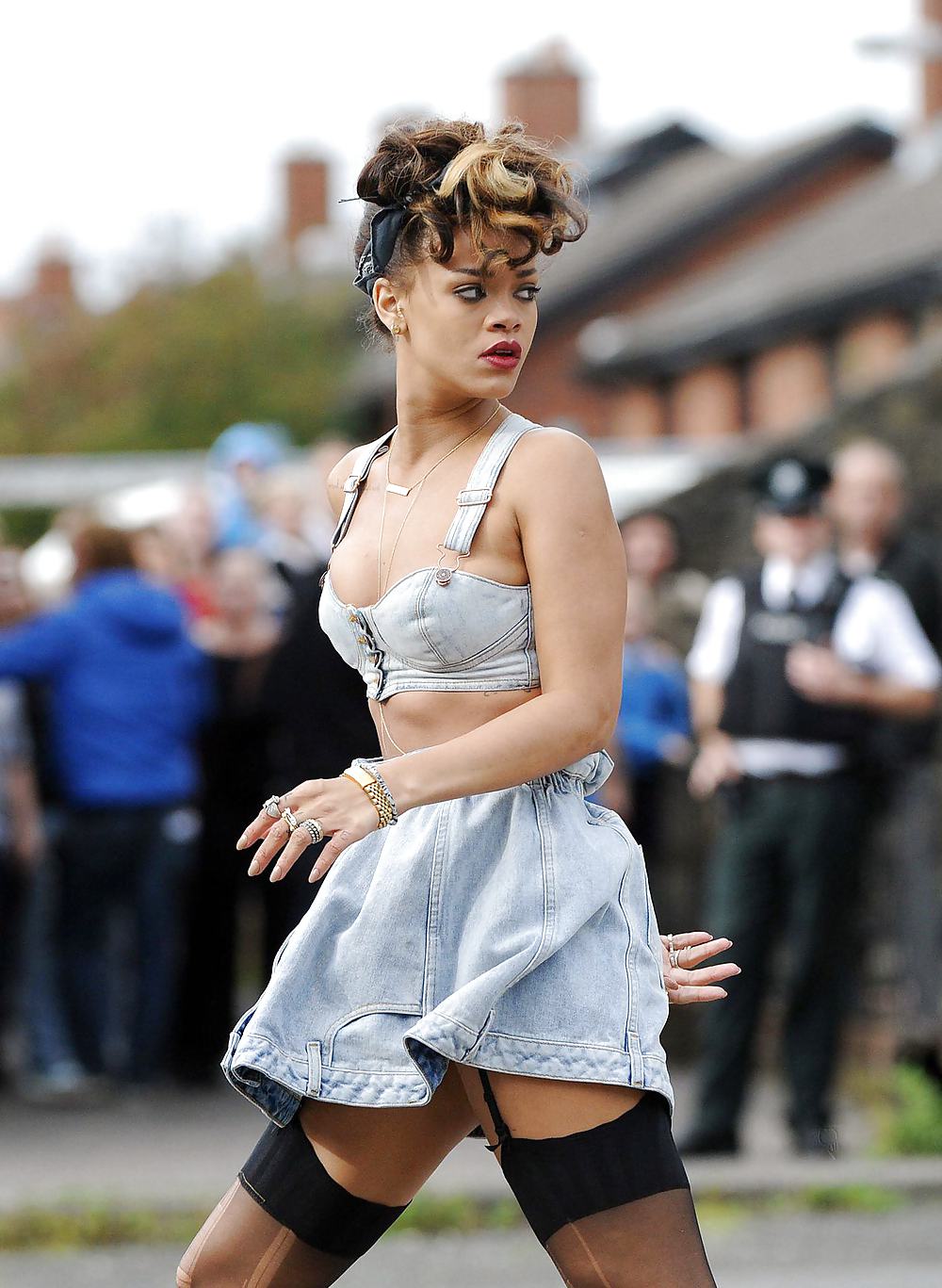 Rihanna filming the music video We Found Love in Ireland #8290614