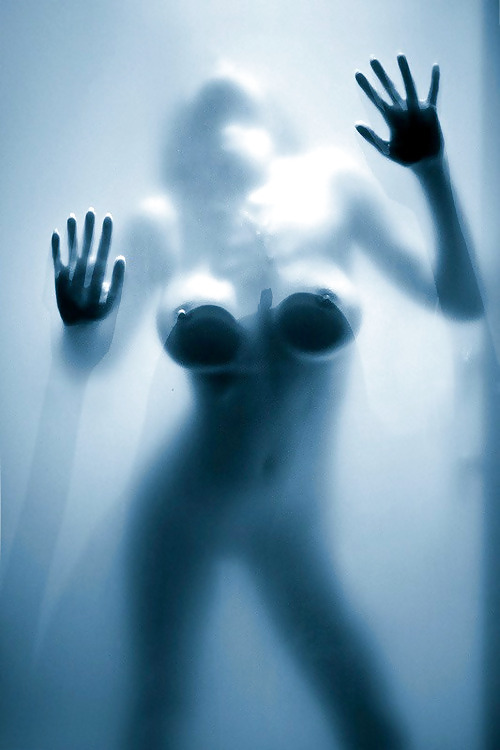 Boobs pressed against glass. Large and small. #20561436