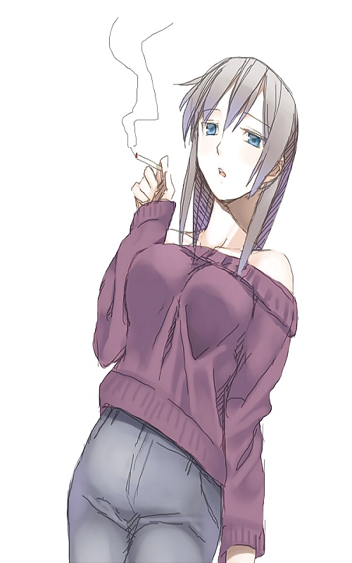 Anime Smoking fetish #16881921