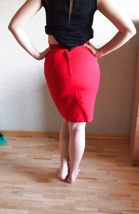 Tight, pencil style skirt and asses. #10914820