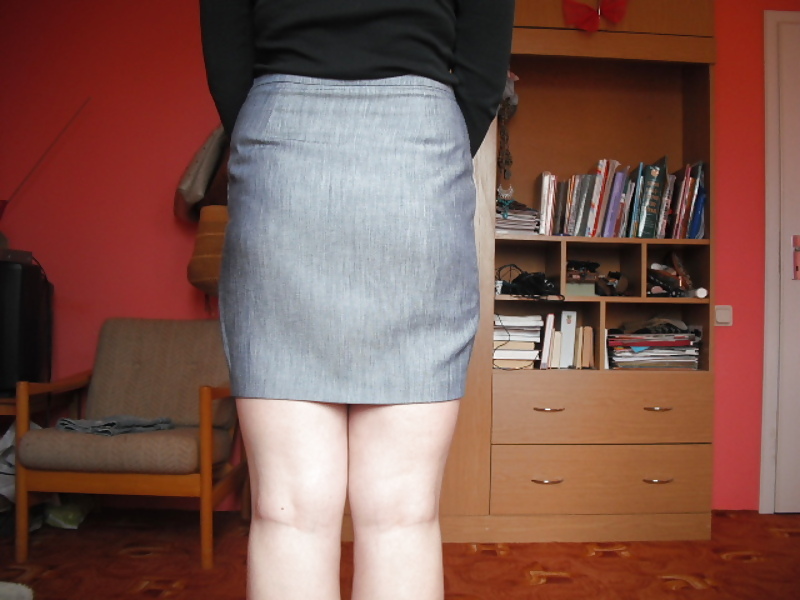 Tight, pencil style skirt and asses. #10914858