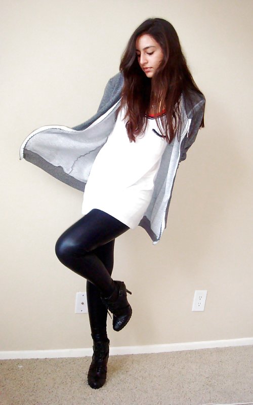 Shiny Leggings And Boots #18191602