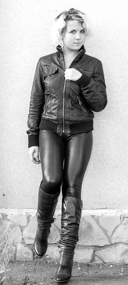Shiny Leggings And Boots #18192010