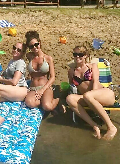 The wife and friends