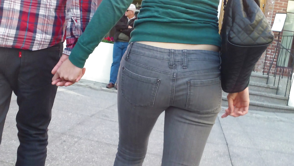 Horny teen ass & butts in jeans  #8659624