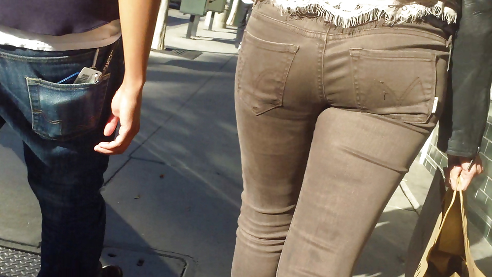 Horny teen ass & butts in jeans  #8659845