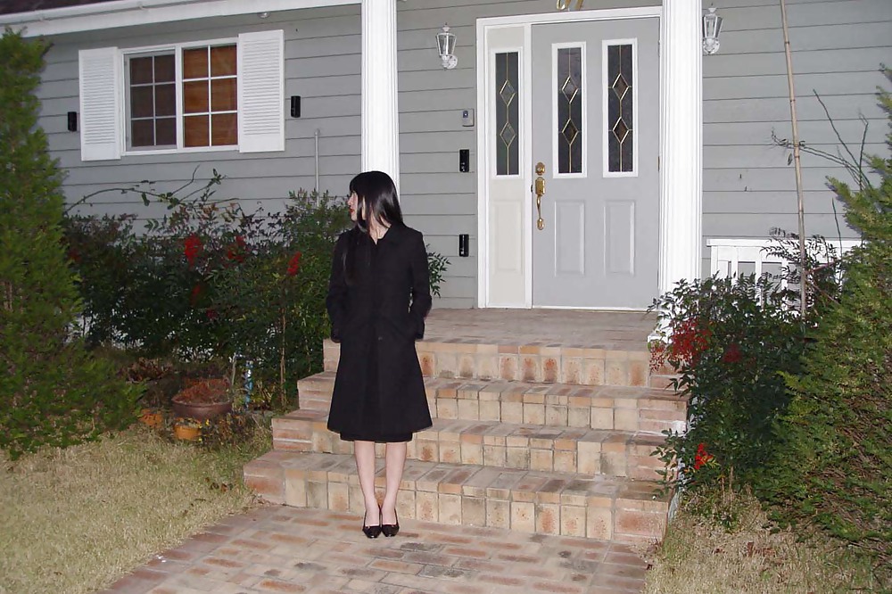 Korean girl flashing in public #9579493