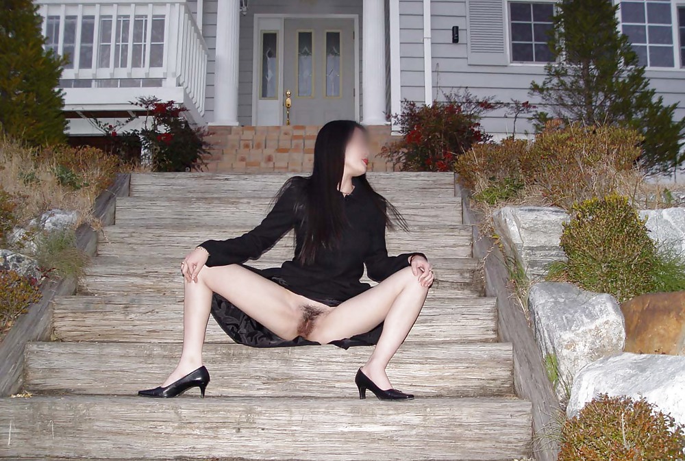 Korean girl flashing in public #9579516