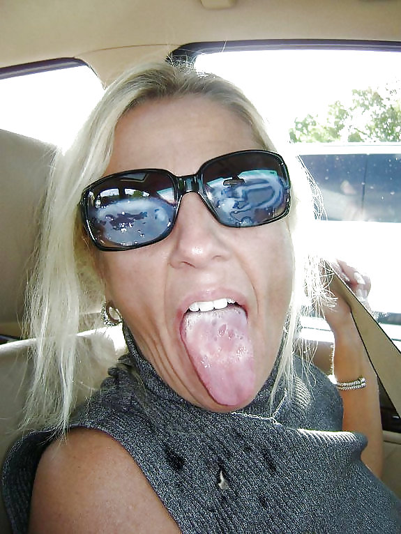 In public with a facial #17515437