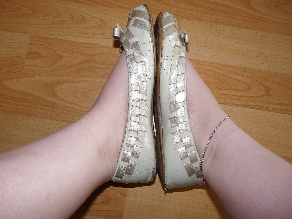 Wifes zapatos de tacón alto pisos bailarinas pies 6
 #17263428