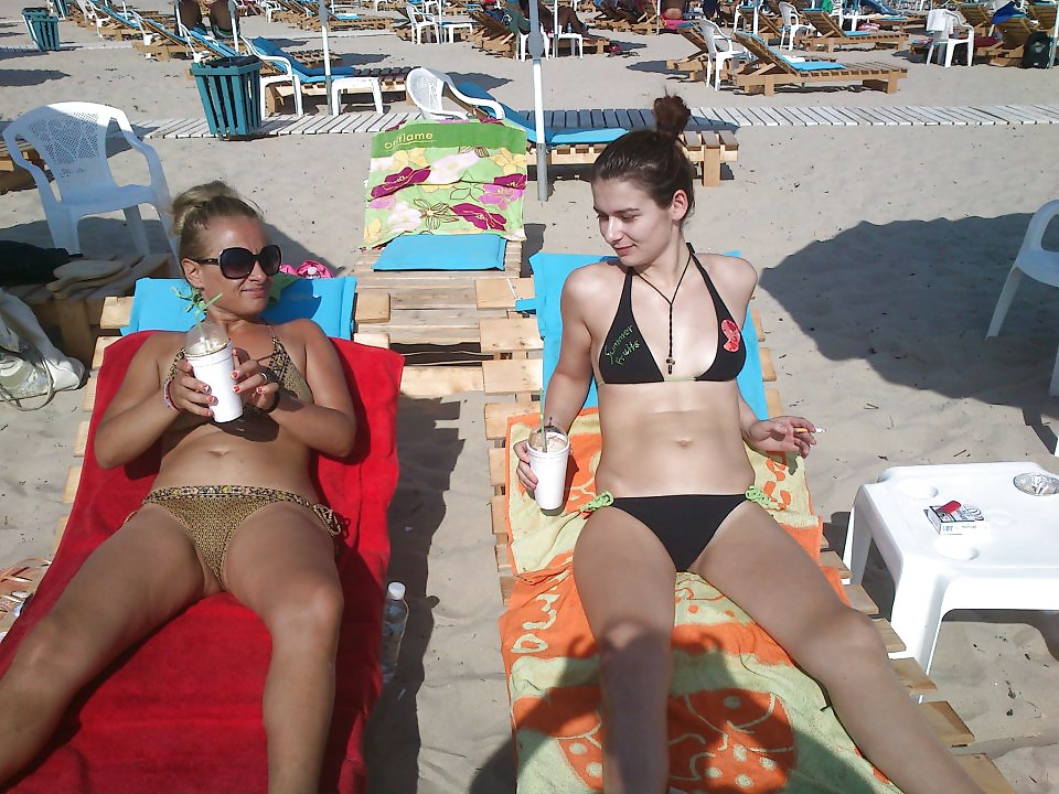 Greek bikini girls #13099978